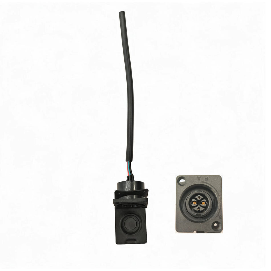 E-Bike Charging Cable For Mahle X35 Battery Connector 2+2 Panel Mount Electric Bike Charger Plug Input and Output Wiring Harness