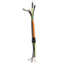 QS Motor Cable Wire Harness Assembly for 4000W/5000W E-bike 8mm Square Section 3xPhrase+6xHall Sensor Wire High Quality Cable