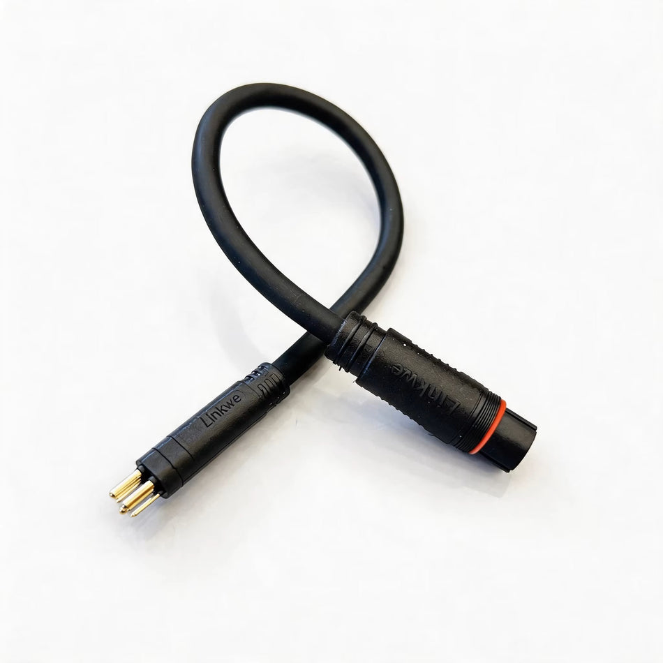 Z1013B Male L915 Female Cable Adapter Linkwe Ebike Motor Cable Connector 10pin Male 3+7 Wire With L915 Screw Locking Plug