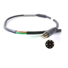 9pin Connector Motor 250W/350W/500W Male 1.5mm Square 3 Phrase + 6 Hall Sensor Wire With Heat Shrink and Helical Steel Spring