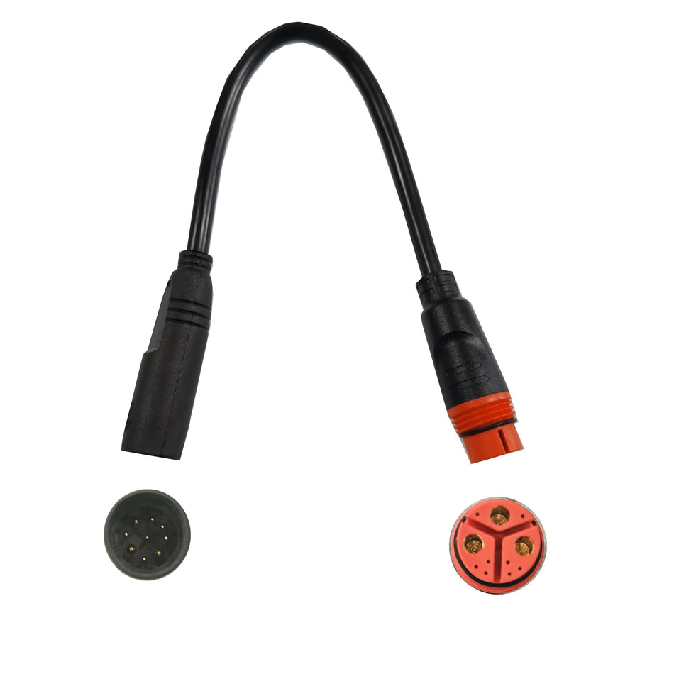 Julet 11pin L1121 Waterproof Female Connector FV2-Z916A Male 9Pin Adapter Extension Bafang G062 Motor Cable