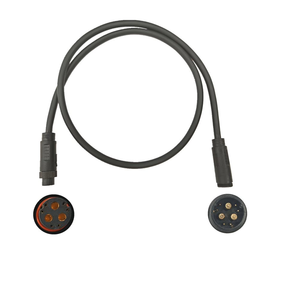 9pin Waterproof Connector L918 Screw Locking Mutual Cable Male Female Motor Cable for 750W and 1000W 1500W E-bike Engine