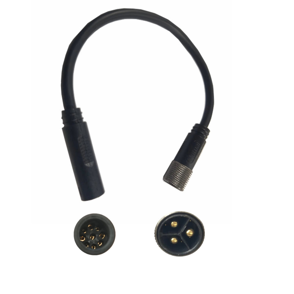 Z910 Female L915 Male Motor Cable Adapter Julet Connector Higo Big 9Pin with 3 Phrase and 6 Signal Wires Bafang Fat Hub
